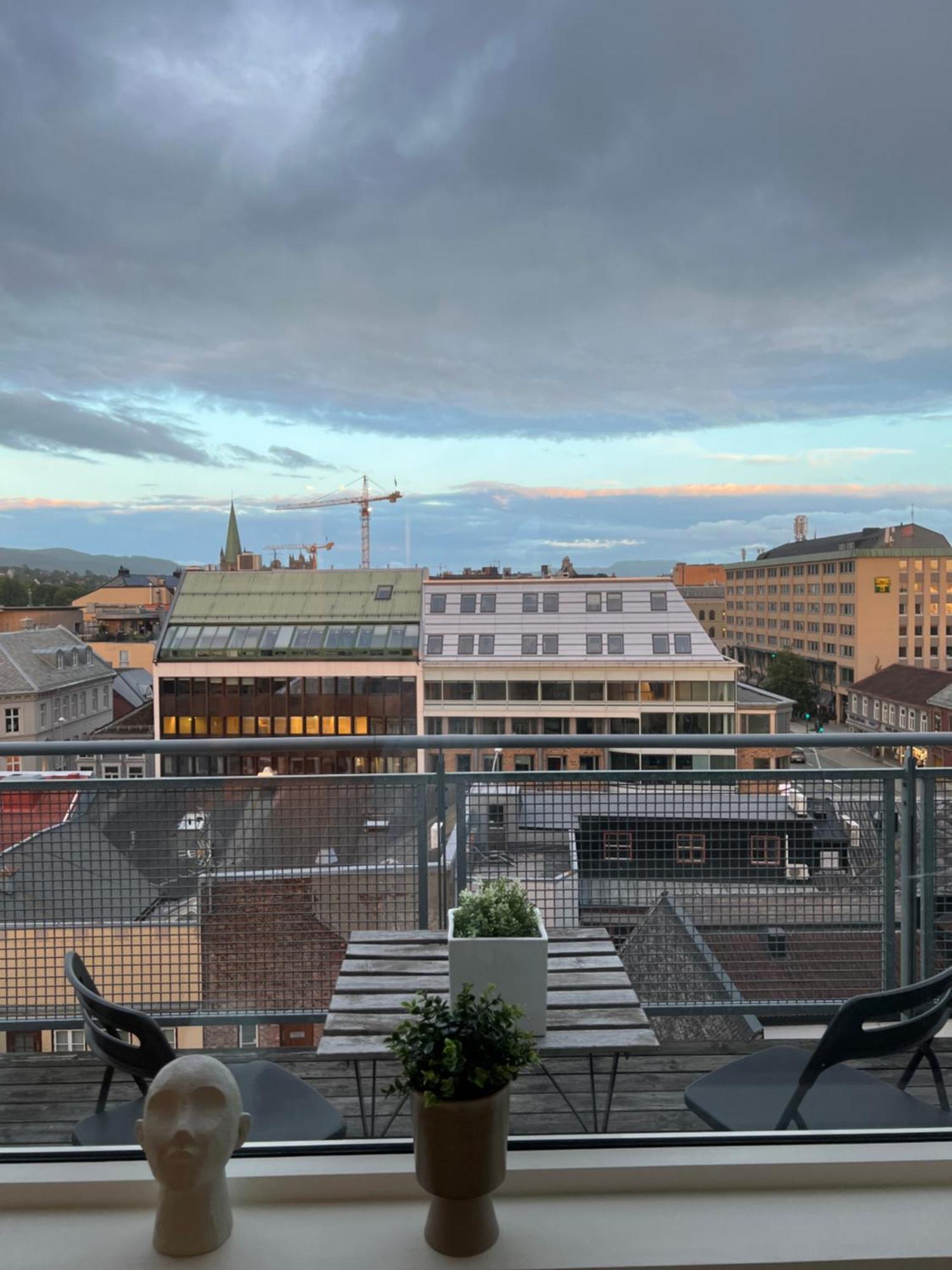 Appartement Penthouse In Trondheim City Centre Extérieur photo